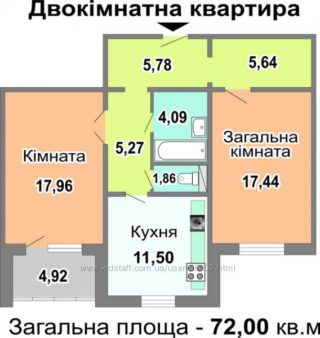 2-к квартира рядом метро Осокорки и Позняки